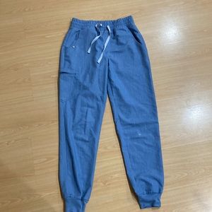 Figs Small/Tall High Blue Waisted Jogger